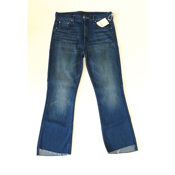 Mother Insider Crop Step Fray Hem, Second Thyme Around, Stretch Jeans - Picture 3 of 15